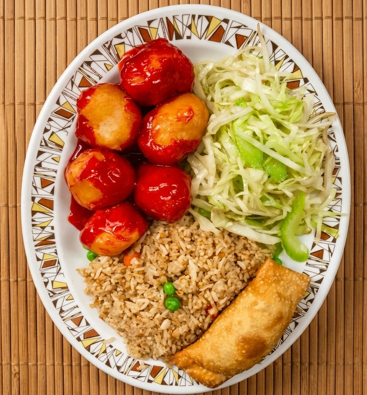 Dish served at New China Kitchen, Chinese restaurant in St. Vital, Winnipeg