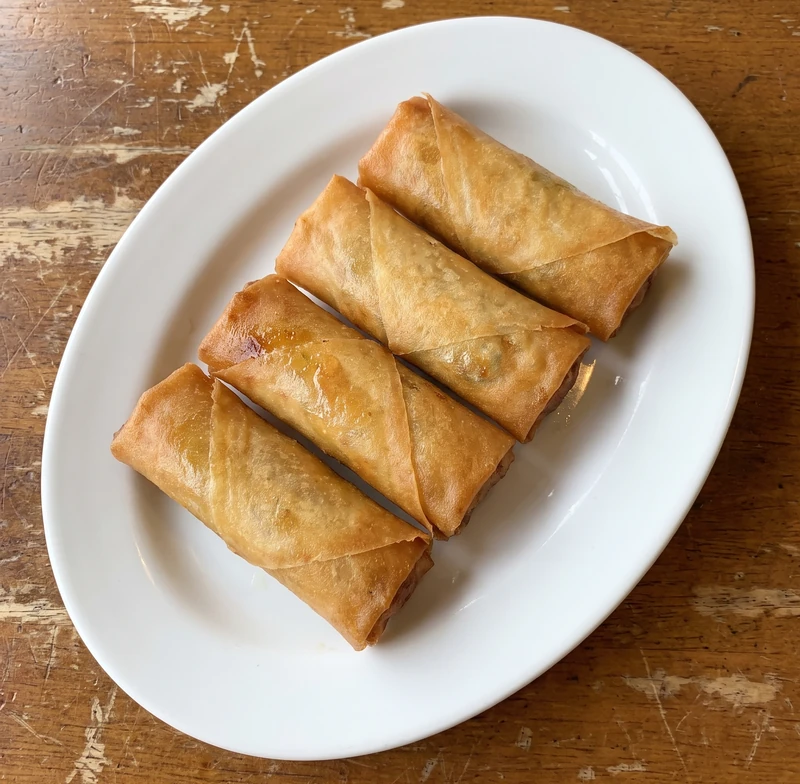 Vegetable spring roll at New China Kitchen, St. Vital, Winnipeg
